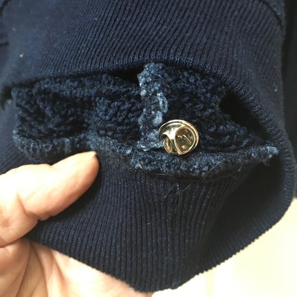 40Weft Sz M Blue Sweater # only for Fighters - Picture 6 of 16